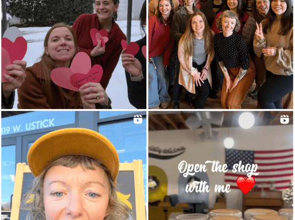 Create customer experiences online like Open the Shop With Me videos, and in person, like Silent Book Club