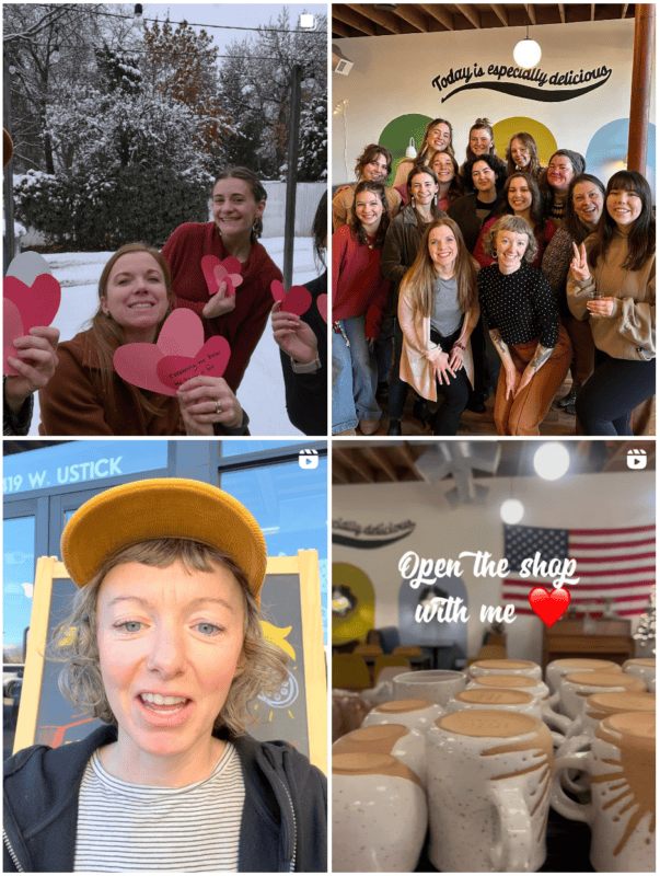 Create customer experiences online like Open the Shop With Me videos, and in person, like Silent Book Club